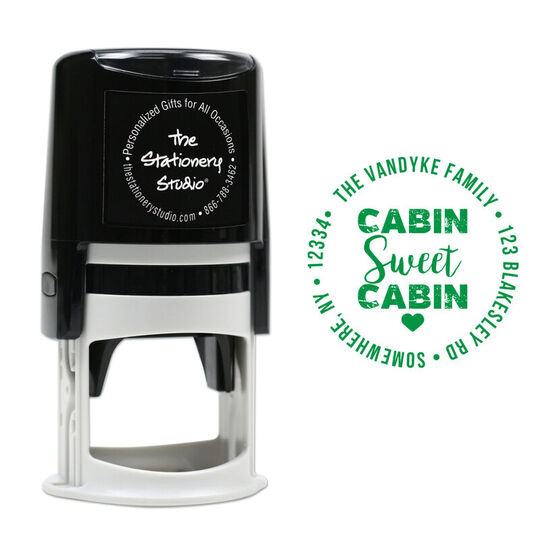 Cabin Sweet Cabin Self Inking Stamper